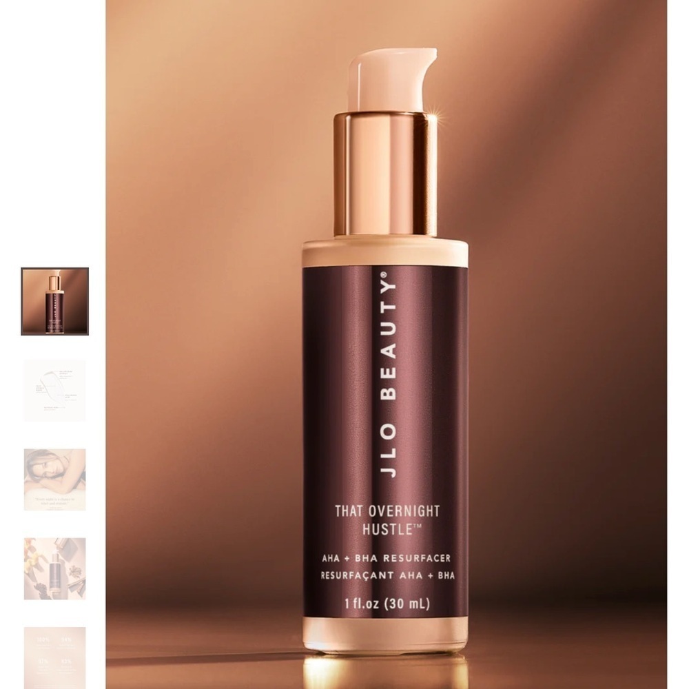 NWT JLo That Overnight Hustle AHA + BHA Resurfacer